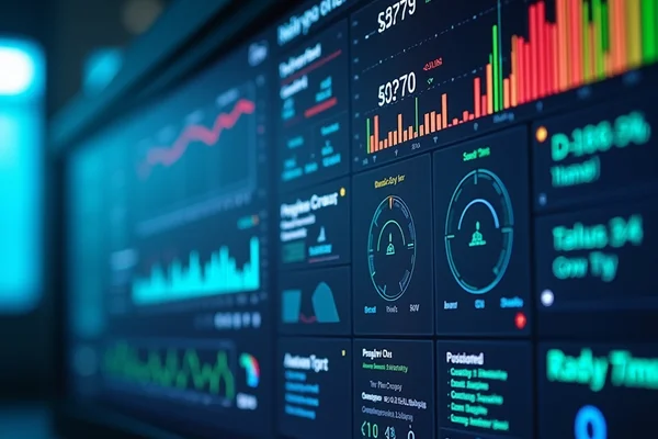 energy management system showing digital monitoring displays and automation controls