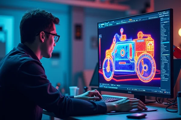 Predictive maintenance system using thermal imaging and AI to identify potential equipment failures in advance