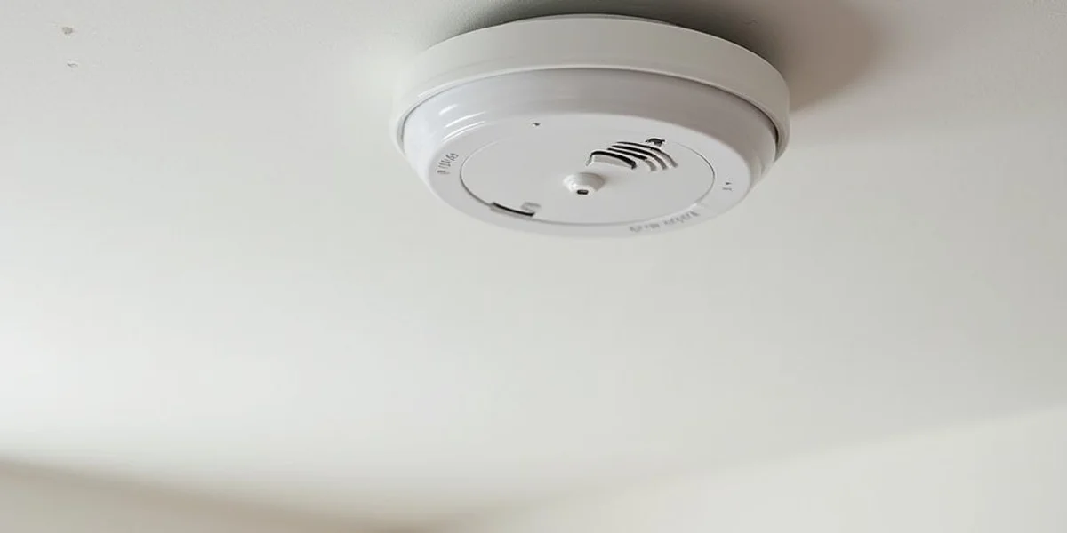 Various types of modern smoke alarms for residential installation, showing different models on white background