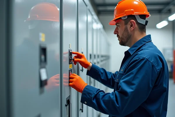 Commercial electrical maintenance in an office fit out