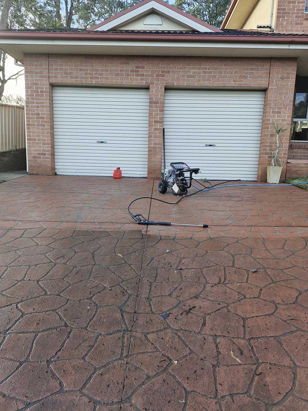 Pressure cleaning results