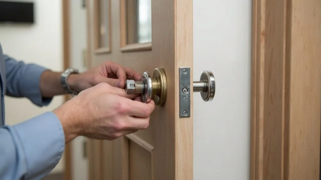 Professional door hardware installation