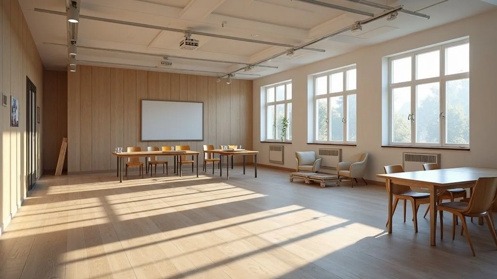 Renovations being carried out in a school